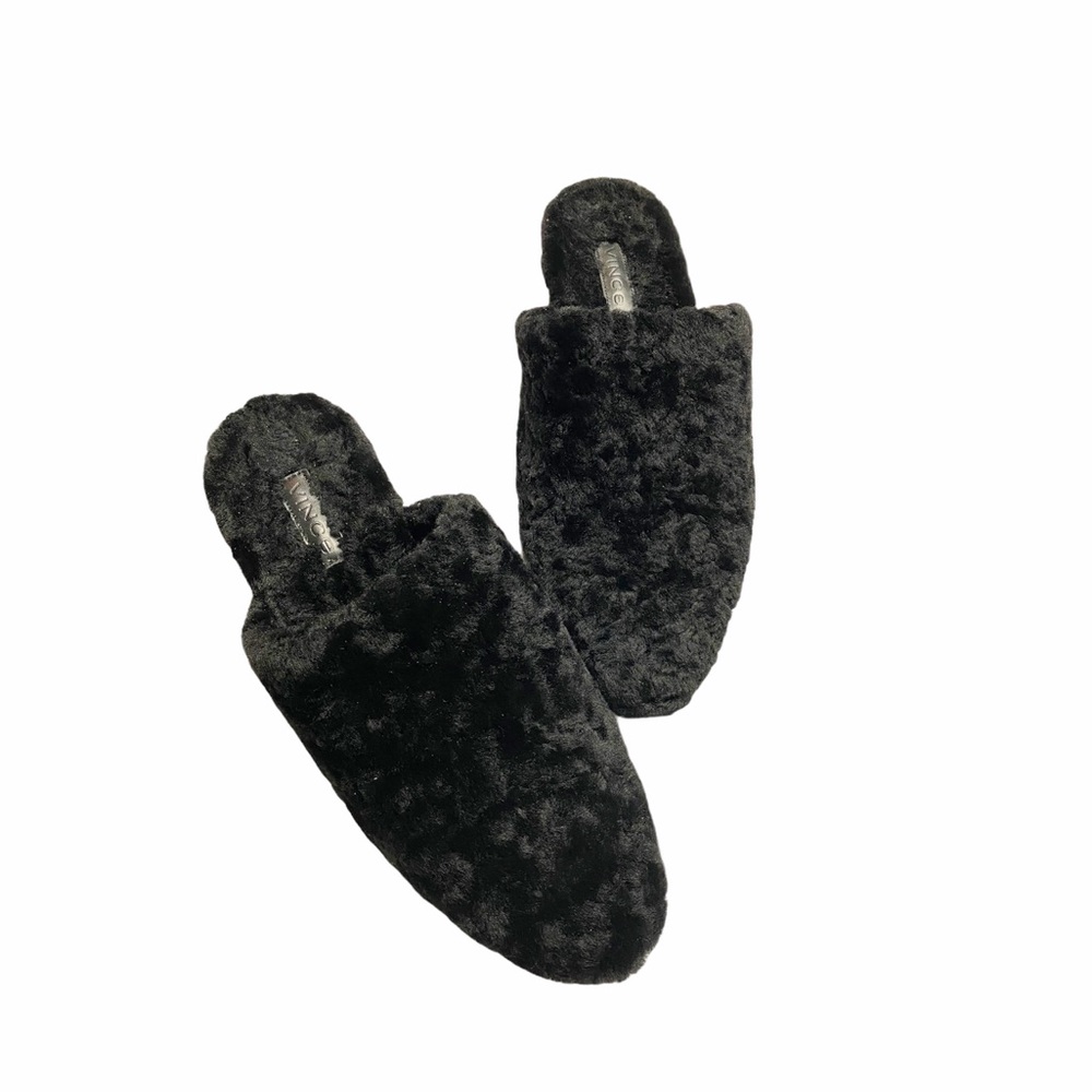 Vince Gaia Shearling & Leather Mules 8M